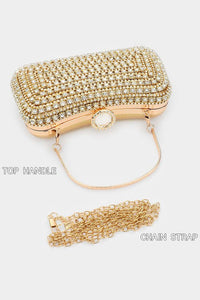 Gold Evening Clutch Bag