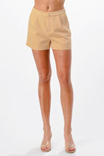 Light Yellow Tailored Shorts