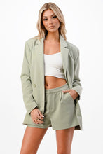 Light Green Tailored Shorts