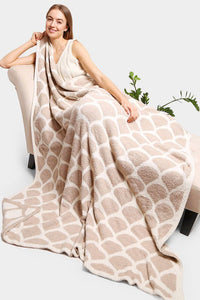 Mermaid Scale Patterned Blanket