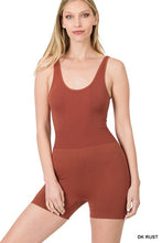 Dark Rust Comfort Sports Romper