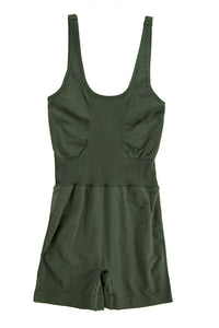 Dark Green Comfort Sports Romper