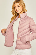 Rose Water Woven Solid High Neck Jacket