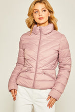 Rose Water Woven Solid High Neck Jacket