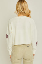 Ivory Floral Print Cardigan
