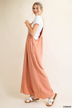 Lt.Mauve Shirring Deatil Overalls