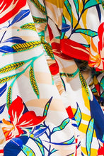 Printed Dress Featuring One Shoulder