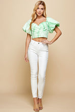 Womens Tie Dye Cropped Top