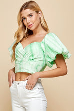 Womens Tie Dye Cropped Top