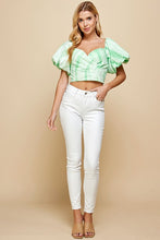 Womens Tie Dye Cropped Top