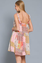 Ruffle Shoulder Strap Tiered Mini Dress