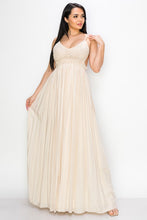Taupe Maxi Dress Crochet Upper Body Open Back Elastic W
