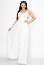 White  Maxi Dress Crochet Upper Body Open Back Elastic W