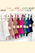 Wine Ponte Basic Bodysuit