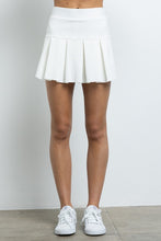 White Ponte Tennis Skirt