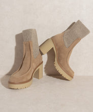 Khaki Oasis Society Melanie - Platform Sock Boots