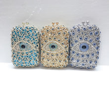 Evil Eye Rhinestone Evening Bag