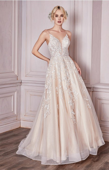 Champagne Bridal Ball Gown