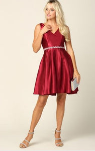 Red Party Dress, Short Dress
