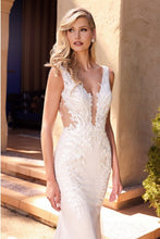Off White Avery Lace Wedding Gown