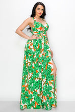 Maxi Dress Floral Poly Challi Bra Pad/pleated