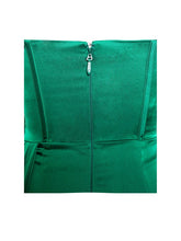 Zayda Green High Slit Corset Satin Gown