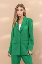 Kelly Green Blazer with Pants Set