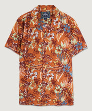 Orange Havana Camp Shirt