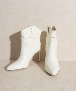 White Oasis Society Kate - Slim Heel Booties