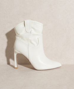 White Oasis Society Kate - Slim Heel Booties