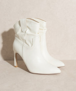 White Oasis Society Kate - Slim Heel Booties