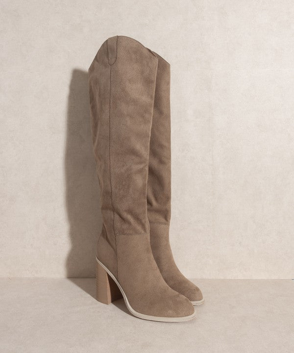 Grey Oasis Society Stephanie - Knee-high Boots