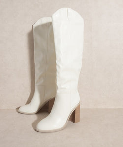 White Oasis Society Stephanie - Knee-high Boots