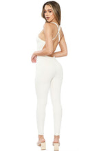 Off White Sleeveless Jumpsuit