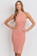 Pink Sleeveless Skinny Dress