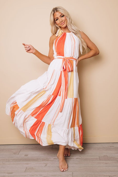 Multicolor Long Dress