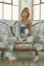 Seafoam Comfy Button Down Shirt And Pull-on Pants Set That You Can Wear Out