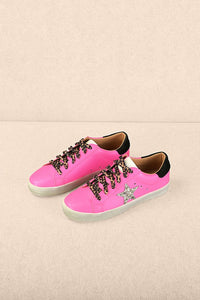 Hot Pink Fashion Sneakers