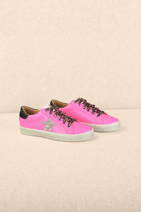 Hot Pink Fashion Sneakers