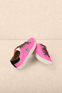 Hot Pink Fashion Sneakers