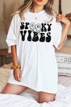 White Spooky Vibes Graphic Tee