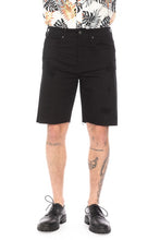 Black Denim Shorts Distressed Rip Slim Skinny