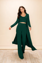 Hunter Green Always A Favorite Wide Rib Cardigan Set