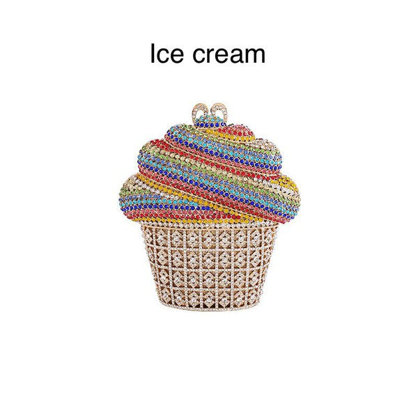 Ice Cream Women Clutch Evening Bag