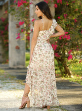 White Linnea Floral Maxi Dress