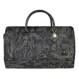 Black Graffiti Duffle XL