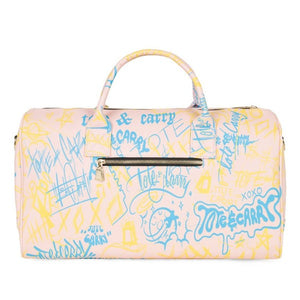 Light Pink Graffiti Duffle XL