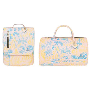 Light Pink Graffiti Duffle XL