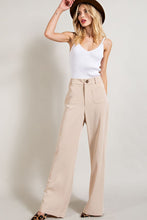 Beige Straight Leg Pants