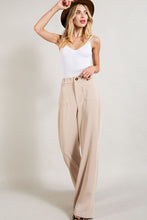 Beige Straight Leg Pants
